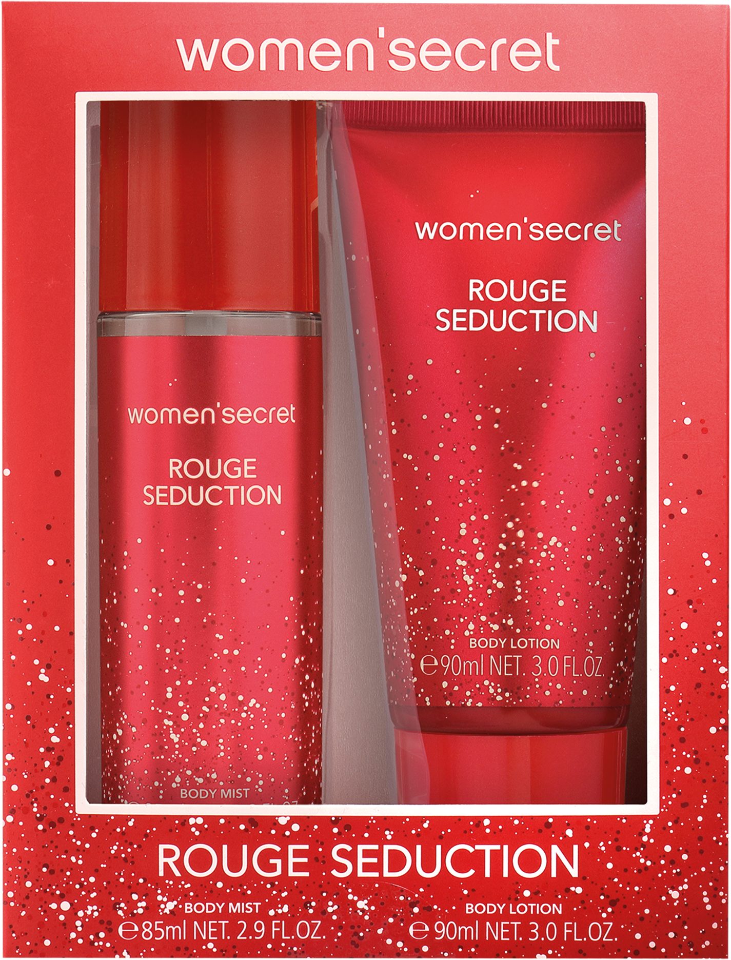 women'secret Duft-Set Rouge Seduction, 2-tlg., Körperspray und Bodylotion