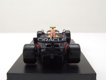 Bburago Modellauto Red Bull Racing RB19 Oracle Formel 1 2023 #11 Perez mit Figur Modellau, Maßstab 1:43