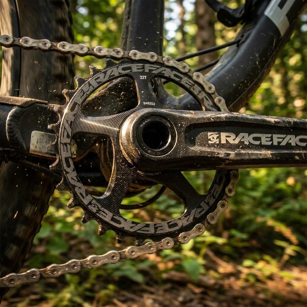 Race Face Fahrradkette Race Face SRAM 3-bolt Direct Mount Kettenblatt 30 Z., schwarz - präzis