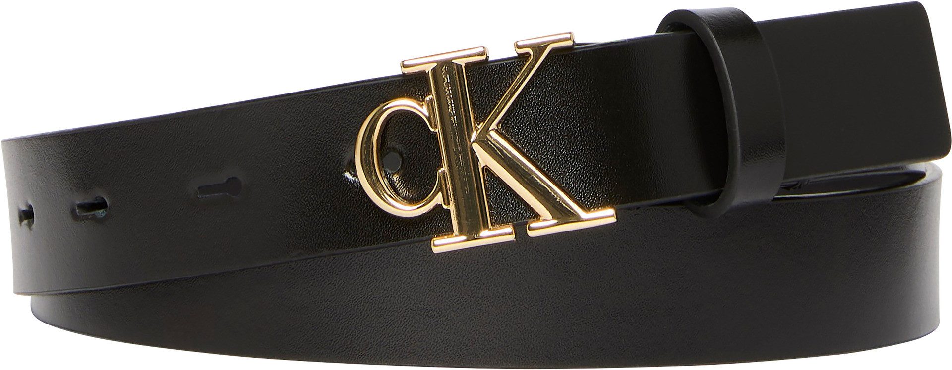Calvin Klein Jeans Ledergürtel Monogram Plaque günstig online kaufen
