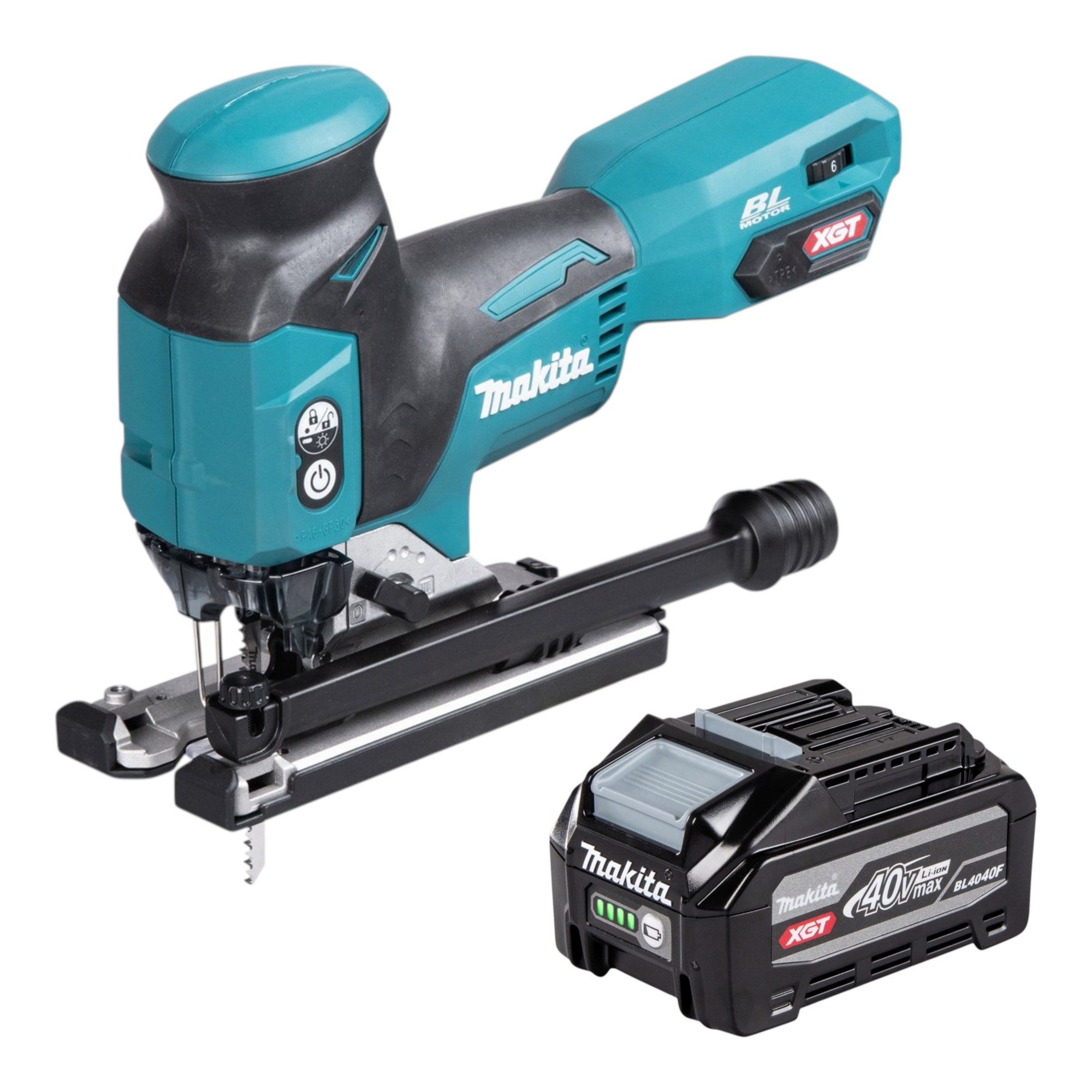 Makita Akku-Stichsäge JV 001 GU1 40 V max. 135 mm Brushless + 1x Akku 4,0 Ah