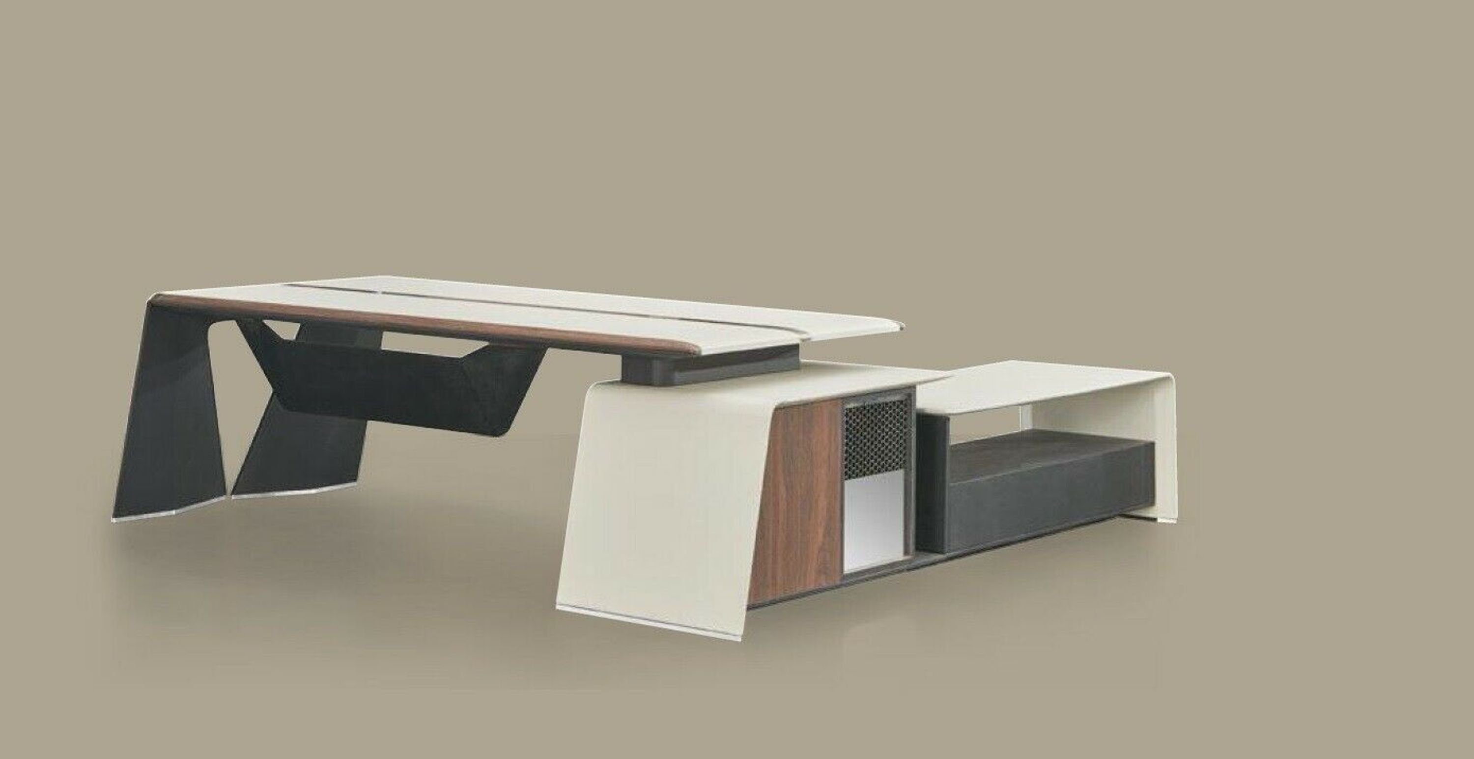 JVmoebel Eckschreibtisch, Eckschreibtisch Büro Chef Zimmer Möbel Design Schreibtische Tische