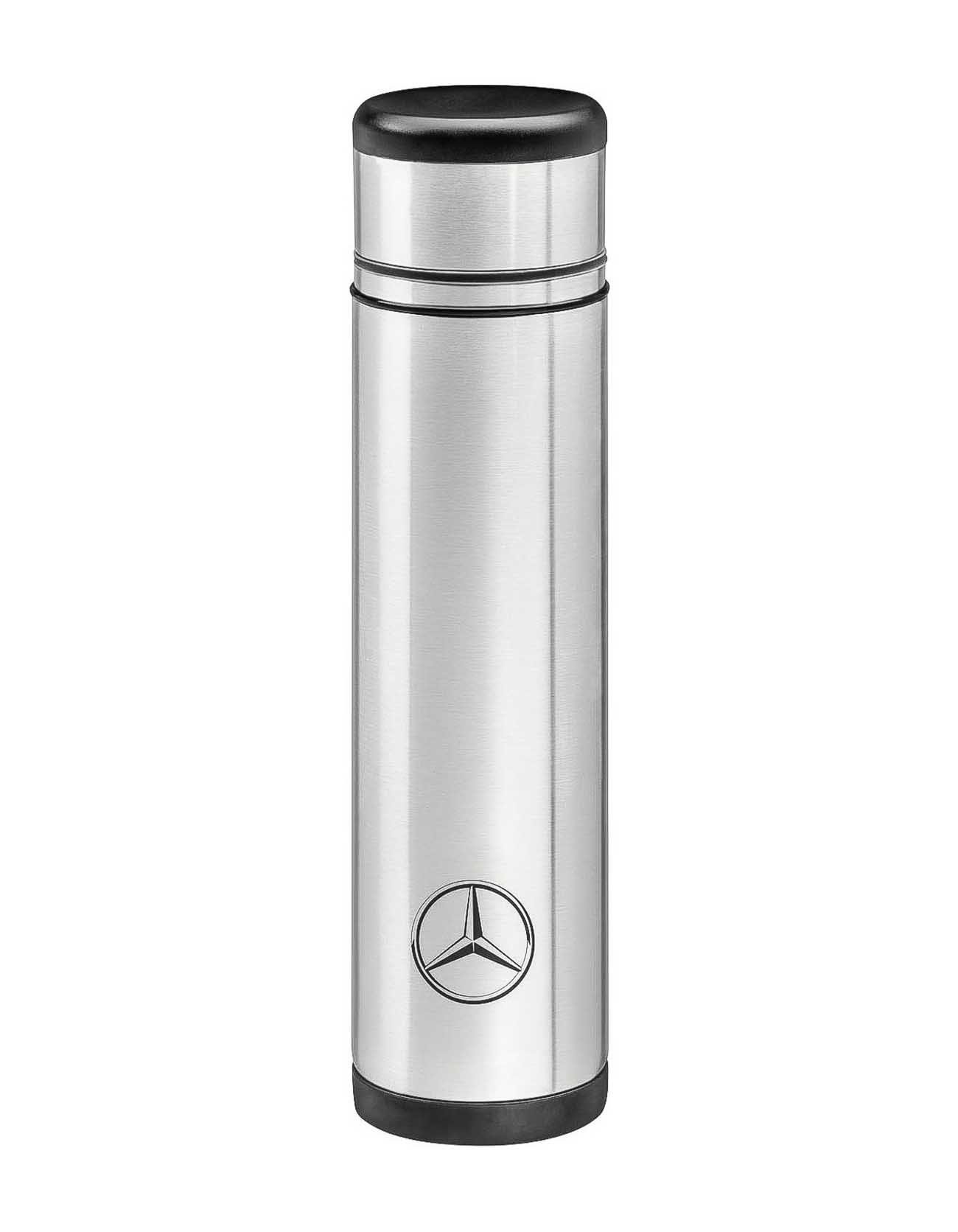 Mercedes Benz Isolierkanne Thermoskanne, (doppelwandig), Edelstahl Isolierflasche