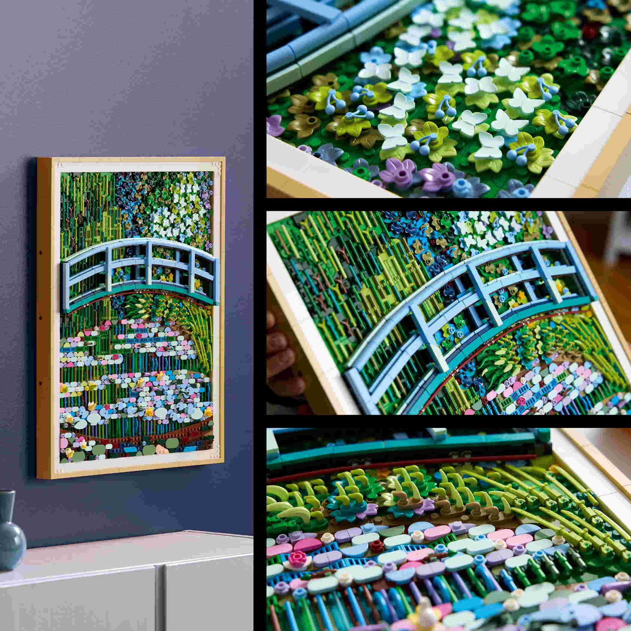 LEGO® ART Claude Monet - Brücke über einen Seerosenteich 3179 Teile 31220 Spielbausteine