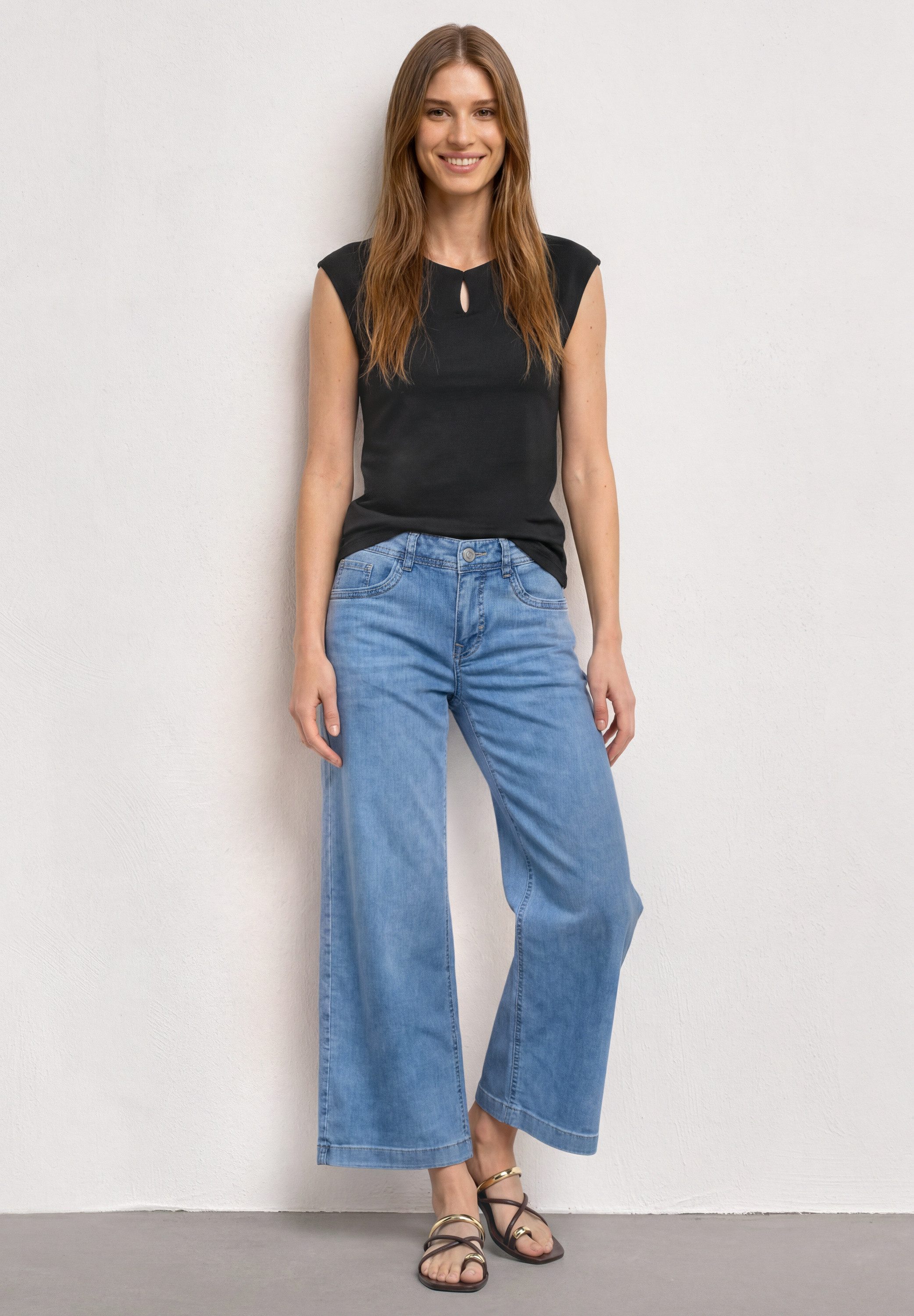 STREET ONE T-Shirt mit Cut-Out Detail