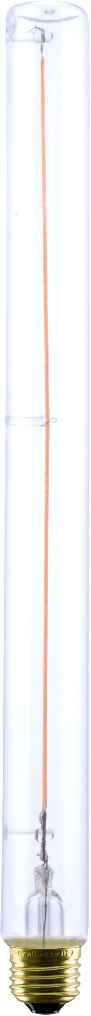 SEGULA LED-Leuchtmittel LED T30 Top Flat 500 klar, E27, Warmweiß, dimmbar, E27, T30, Top Flat 500, klar