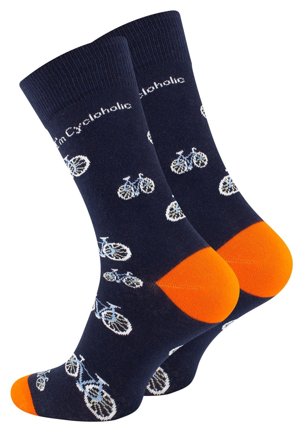 Fahrradmarine Motiven Vincent mit Socken lustigen bunten Creation®