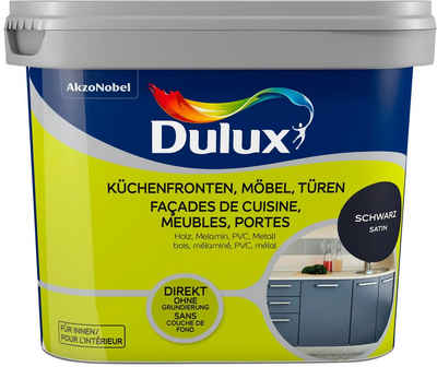 Dulux Holzlack »Fresh Up«, für Küchen, Möbel und Türen, schwarz, 0,75 l