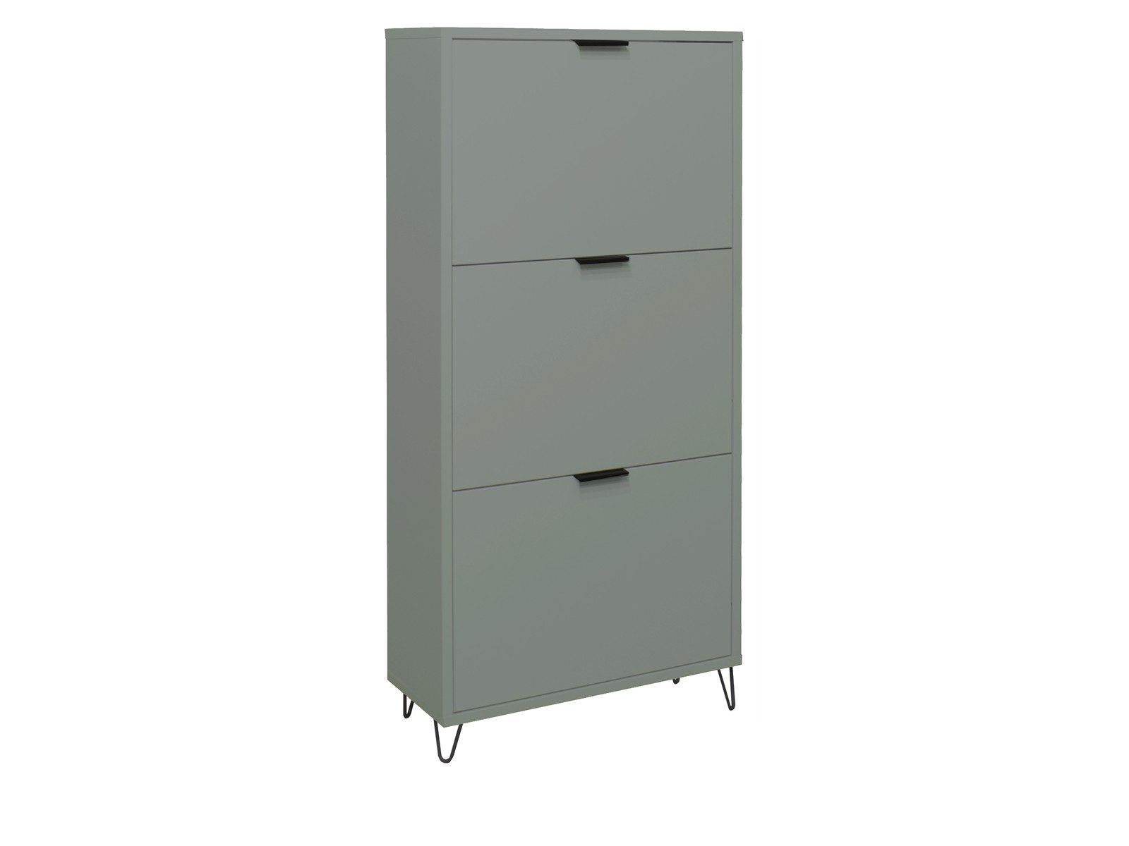 Storado Schuhkipper Bonnie 61×126–139×25cm, Schuhkipper mit 3 Klappen, Farbe wählbar, 3 Klappen mit Platz für 12–18 Paar Schuhe