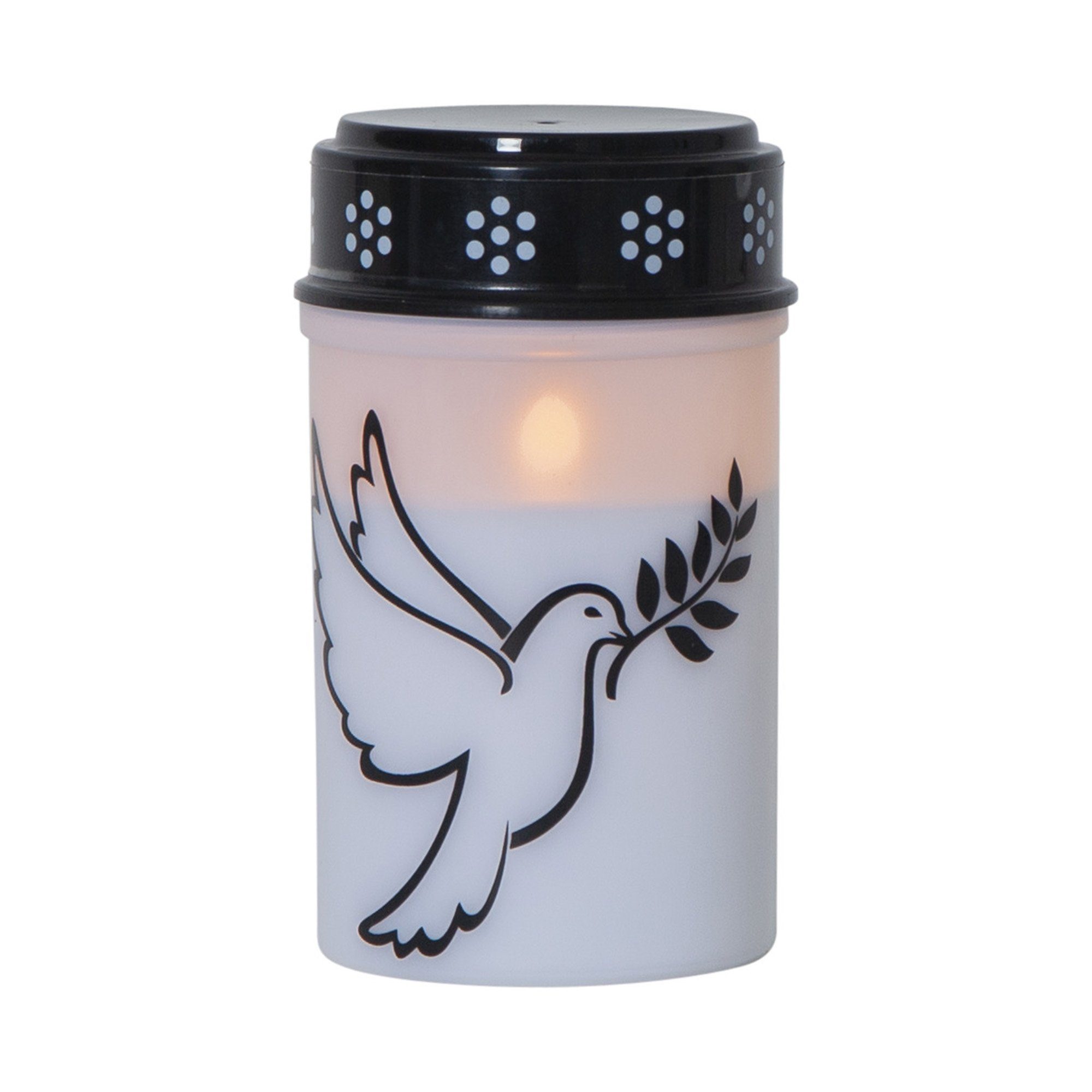 STAR TRADING LED-Kerze Grabkerze Dove (1-tlg)