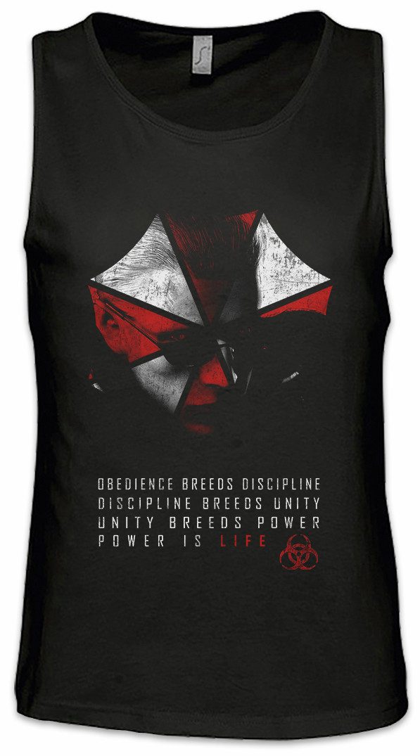 Tanktop Wesker Umbrella Ärmelloses T-Shirt Resident Corporation Corp Evil Logo