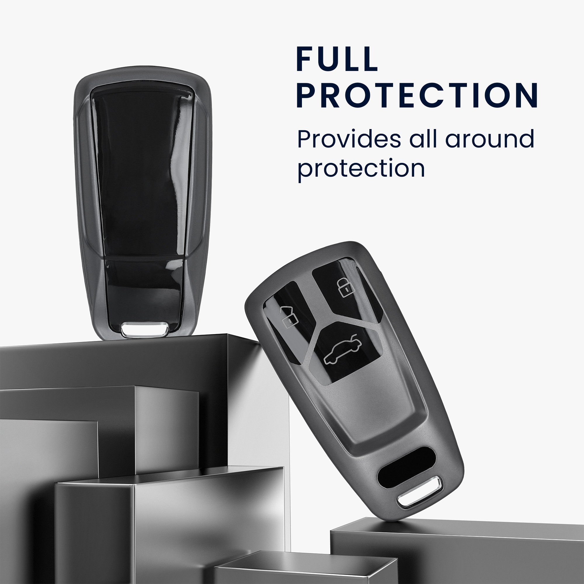 kwmobile Schlüsseltasche Autoschlüssel Hülle für Audi (1-tlg), Schlüsselhül günstig online kaufen