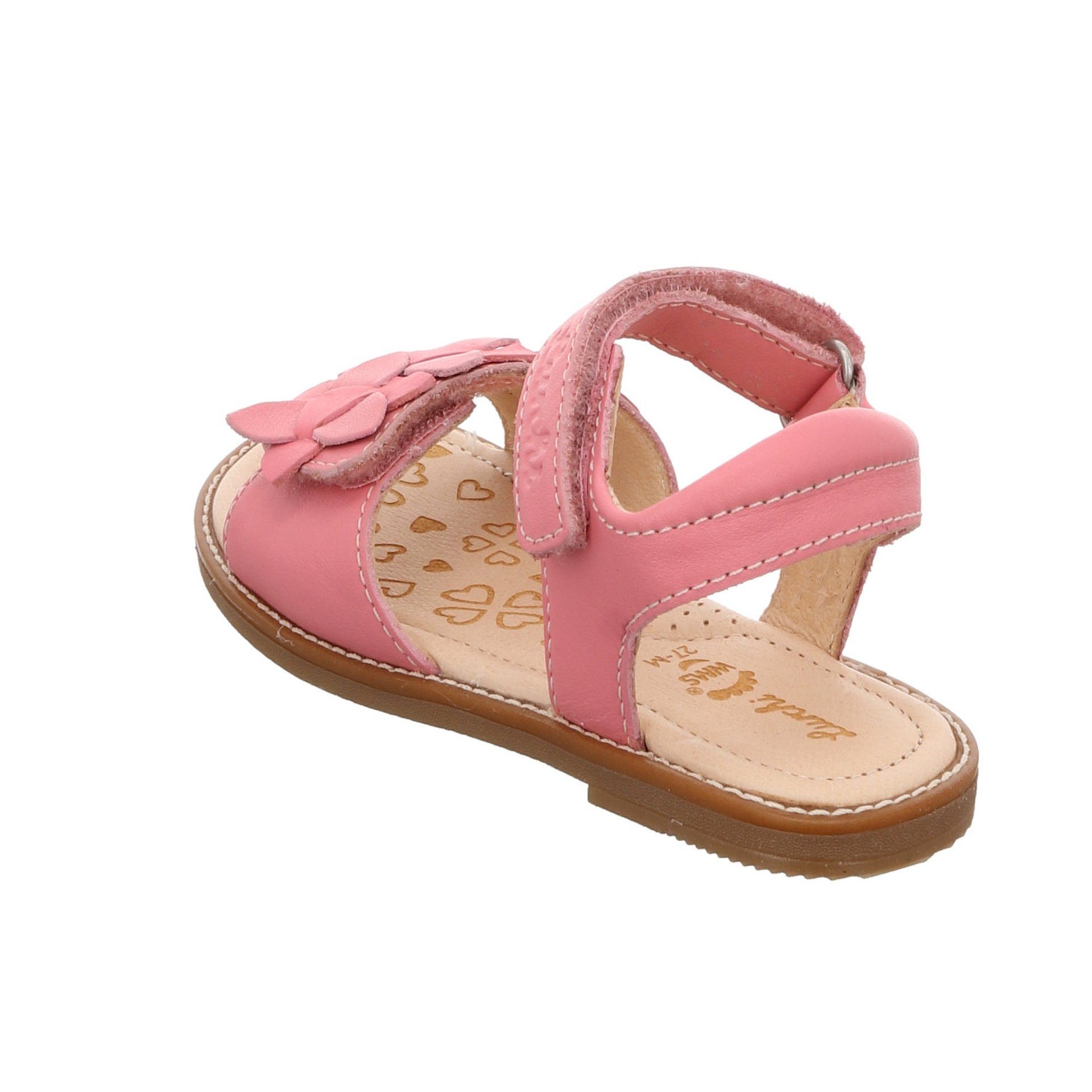 Lurchi Mädchen Zehra Sandalen Kinderschuhe Glattleder Rosa Schuhe Sandale Sandale