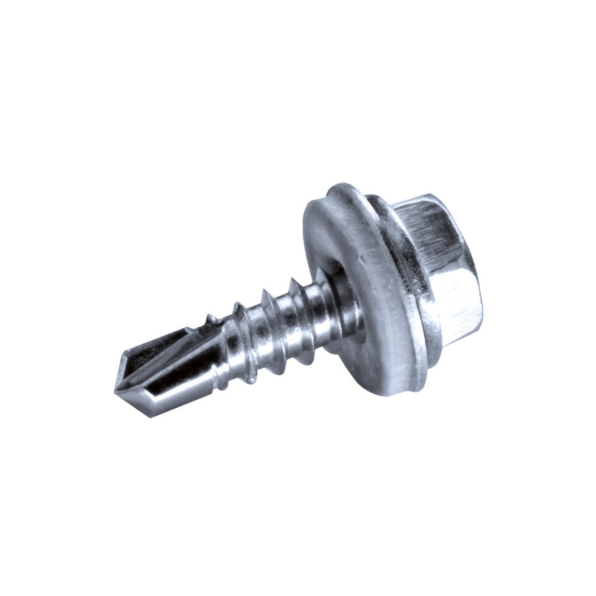 Bohrschraube Bohrschrauben 6,3 x 19,0 Edelstahl A2 Schrauben EPDM Scheibe DIN7504K