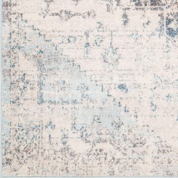 Teppich Vintage, Surya, rechteckig, Höhe: 13 mm, Wohnzimmer, Schlafzimmer, Blau