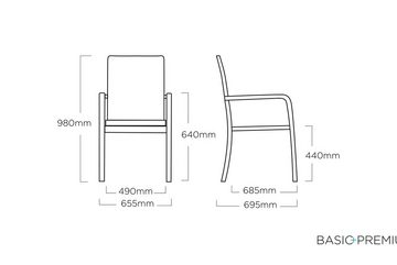 KETTLER Gartenstuhl Basic Plus Premium