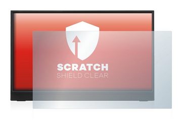 upscreen Schutzfolie für ViewSonic VA1655 Tragbarer Monitor, Displayschutzfolie, Folie klar Anti-Scratch Anti-Fingerprint