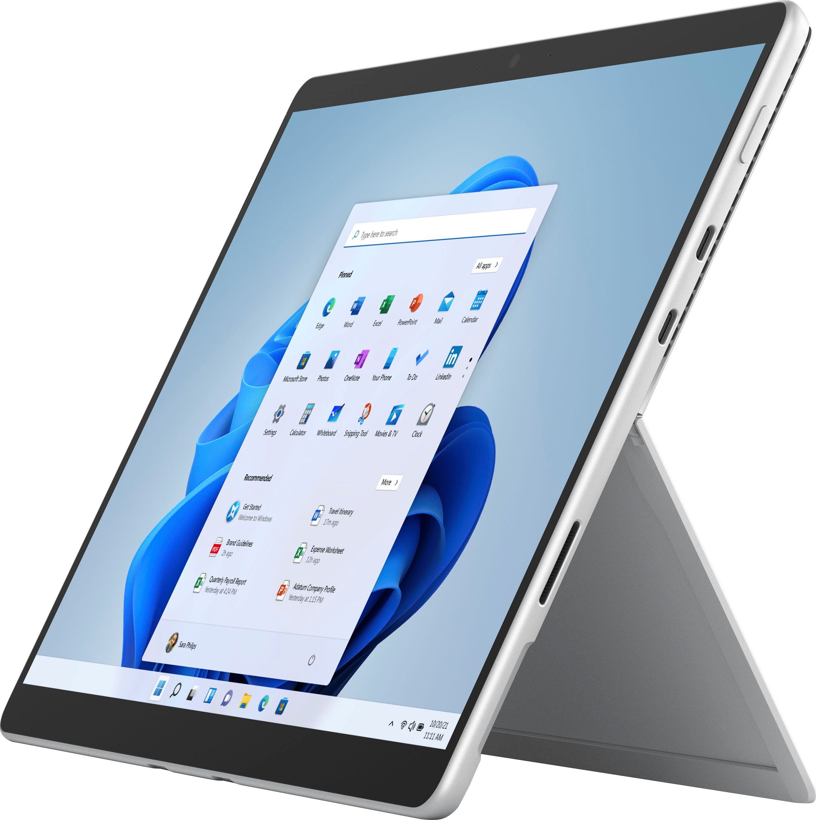 Microsoft Surface Pro 8 Notebook (31 cm/13 Zoll, Intel Core i5 1135G7, Iris©  Xe Graphics, 256 GB SSD), 31 cm (13