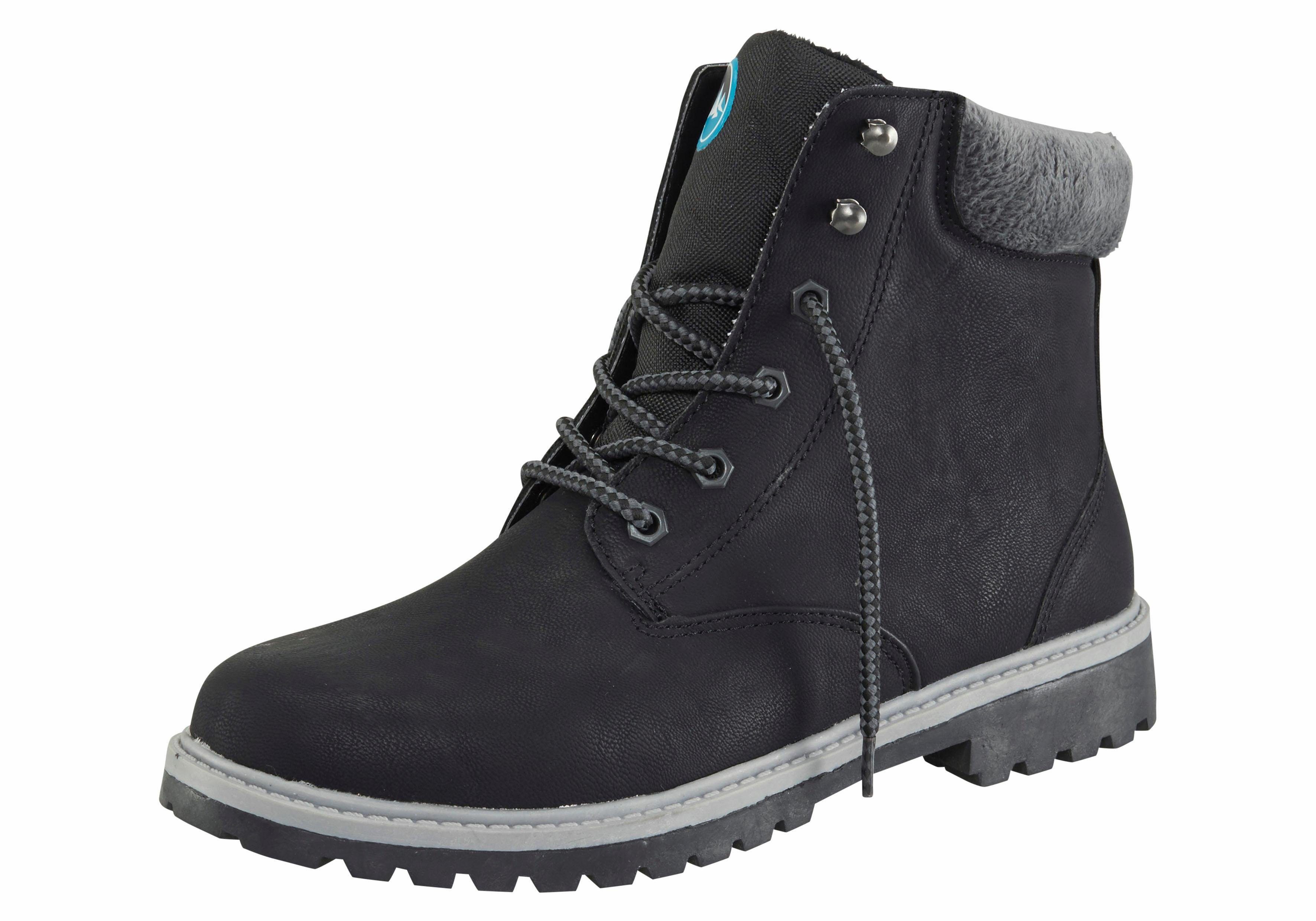 Polarino Kalmar W Schnürboots, Schnürboots, Stiefel mit Blockabsatz