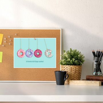 wandmotiv24 Poster Donut, Spruch, Motivation, Sprüche (1 St), Wandbild, Wanddeko, Poster in versch. Größen