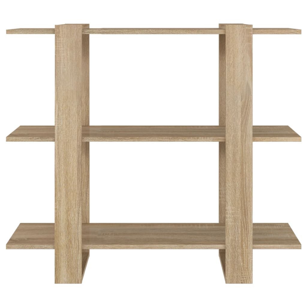 vidaXL Bücherregal Bücherregal/Raumteiler Sonoma-Eiche 100x30x87 cm, günstig online kaufen