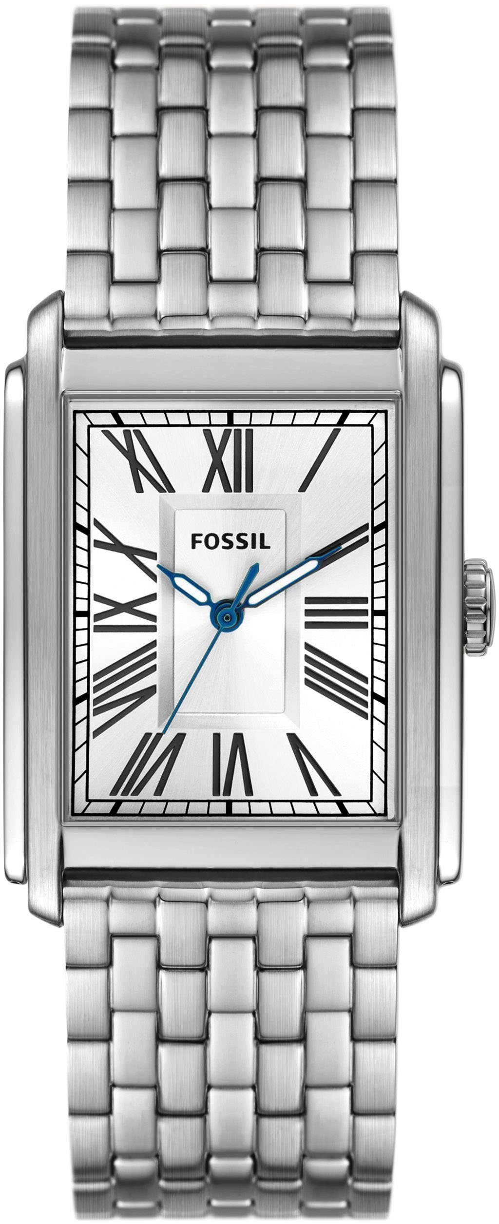 Fossil Quarzuhr CARRAWAY, FS6008, Armbanduhr, Herrenuhr, analog