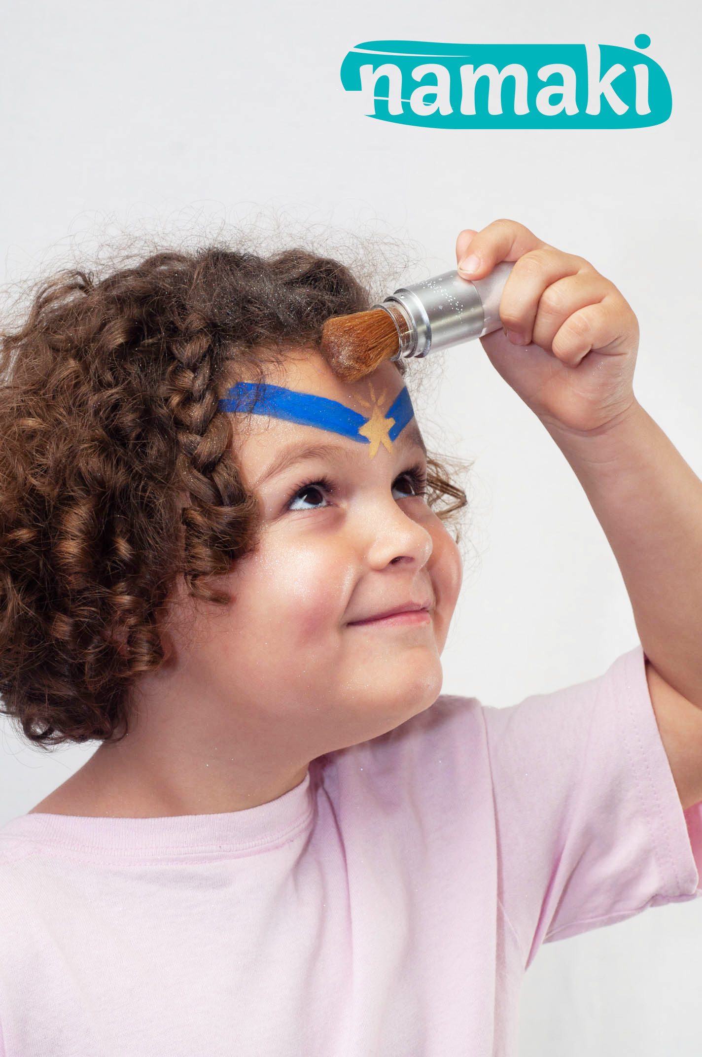 Namaki Puder Verleihe deinem Look funkelnde Magie mit schimmerndem Glitzerpuder, Bringe strahlenden Glanz auf Haut und Haar mit feinem Goldschimmer