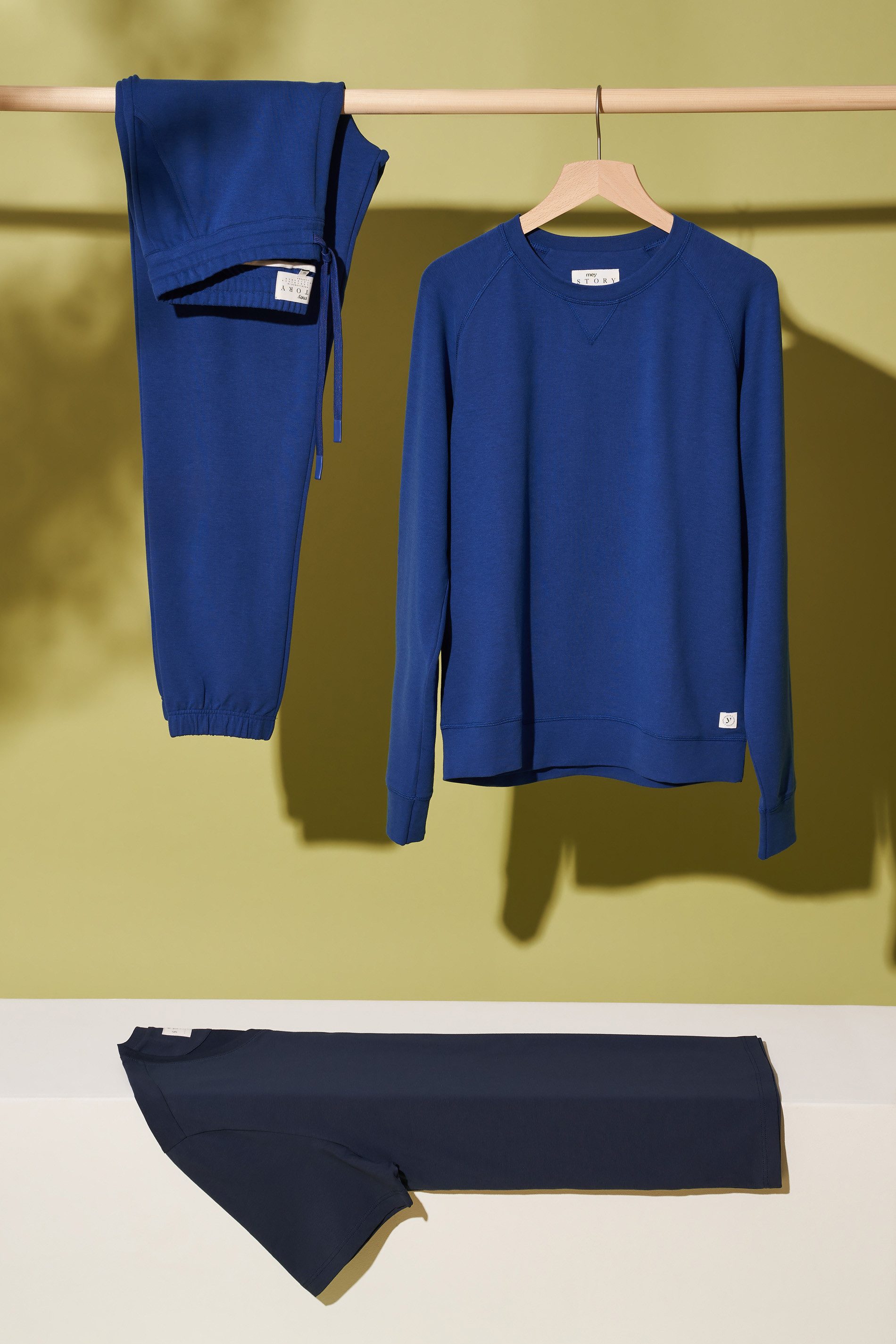 Mey Sweatshirt Mey male Sweatshirt Serie Felpa Stretch Uni (1-tlg)