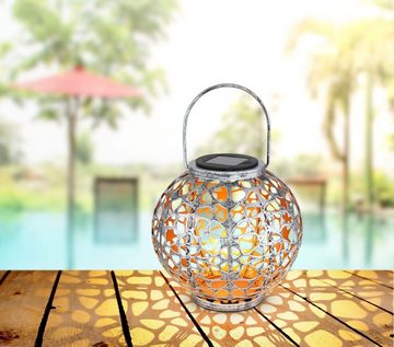Globo LED Solarleuchte Solarleuchte LED außen Solarlampe hängend Tischleuchte Solar Garten