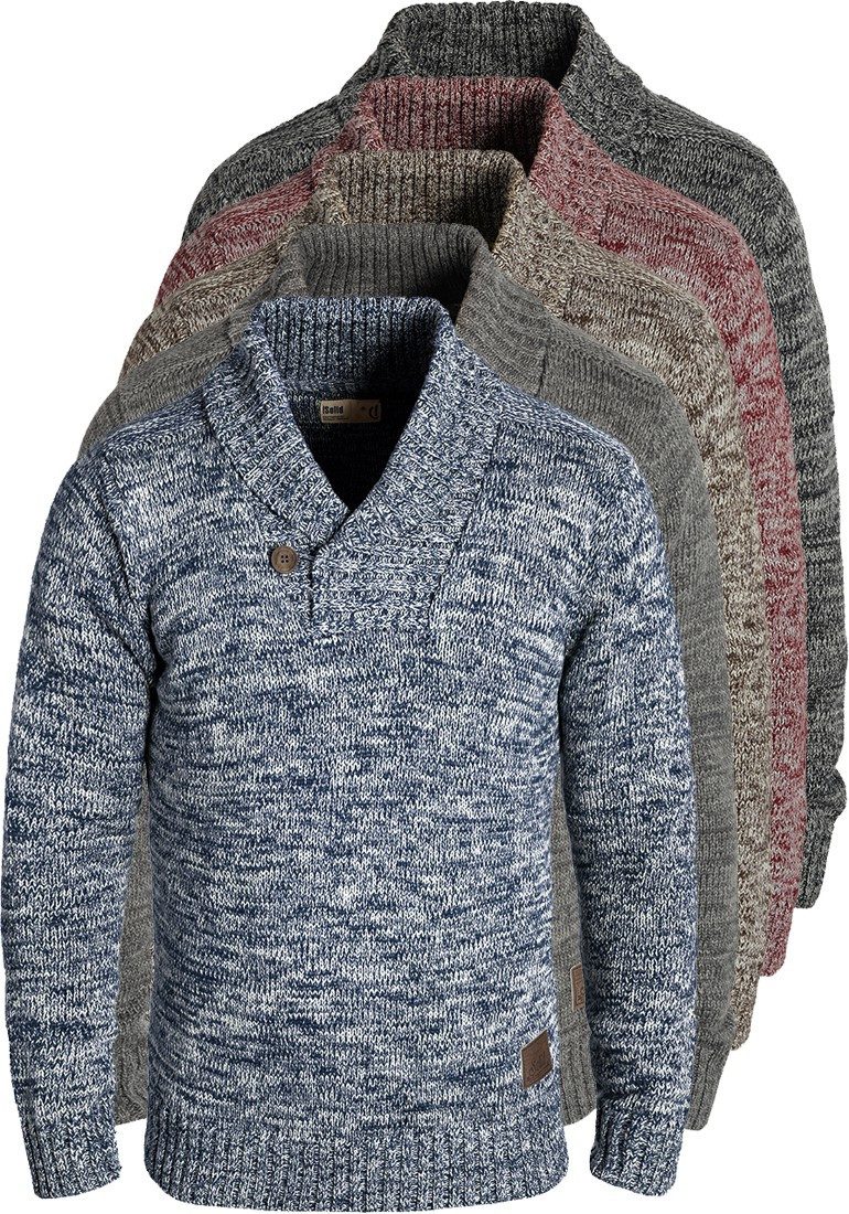 !Solid Strickpullover SDPhil Strickpulli in Melange-Optik