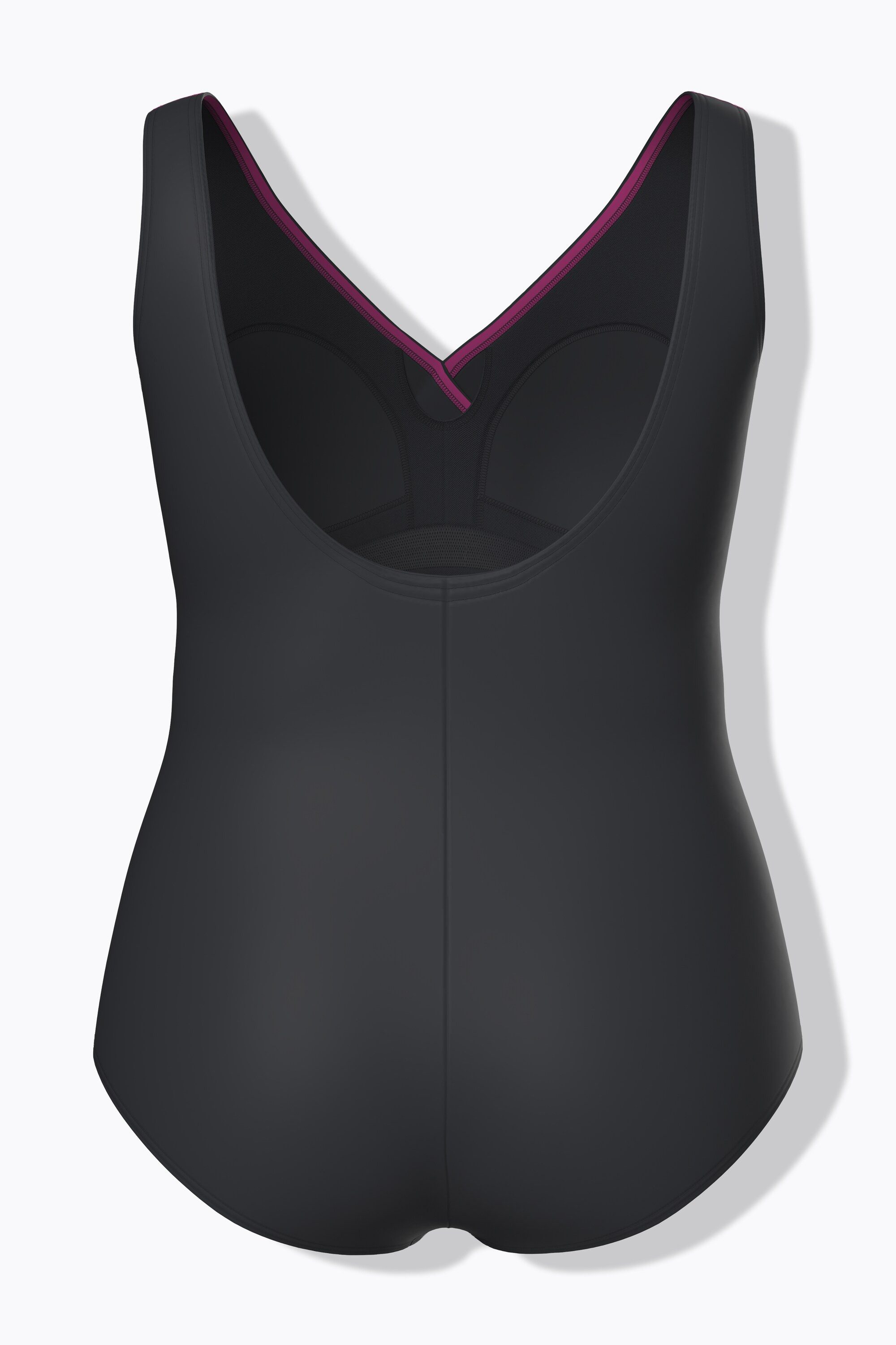 Ulla Popken Badeanzug Badeanzug Farbverlauf Softschalen Struktur