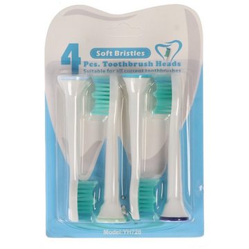 AccuCell Blutdruckmessgerät 4 Stück Standard Cleaning Brush Ersatz-Zahnbürstenkopf für elektrisch