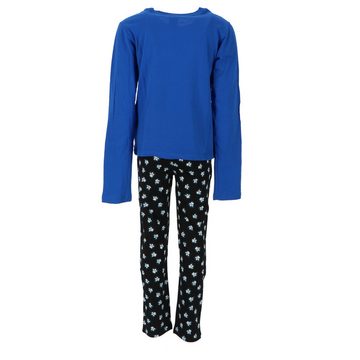 PAW PATROL Pyjama 2x Paw Patrol Kinder Schlafanzug blau + Rot Gr:98-128