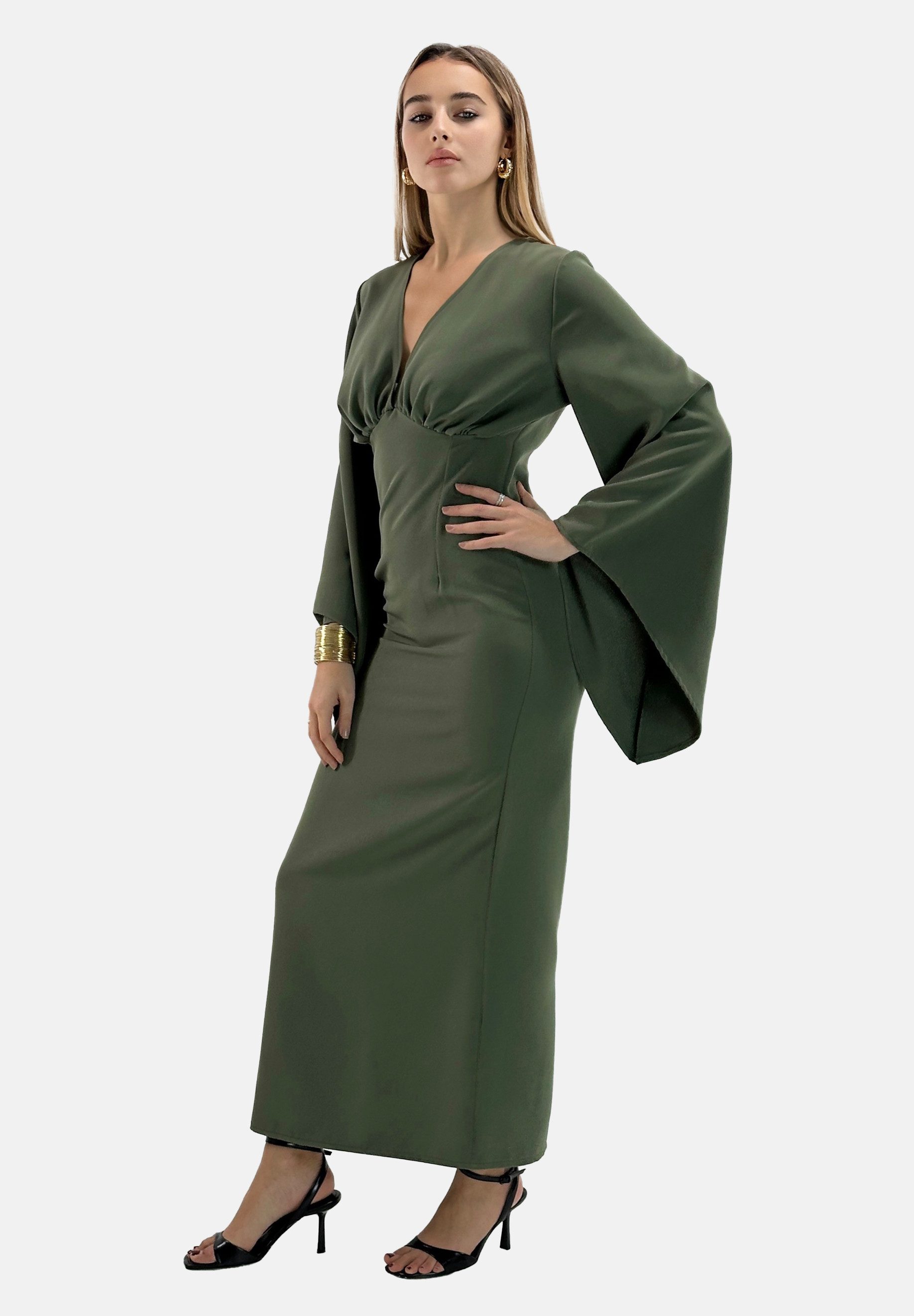 Elara Maxikleid Abaya (1-tlg)