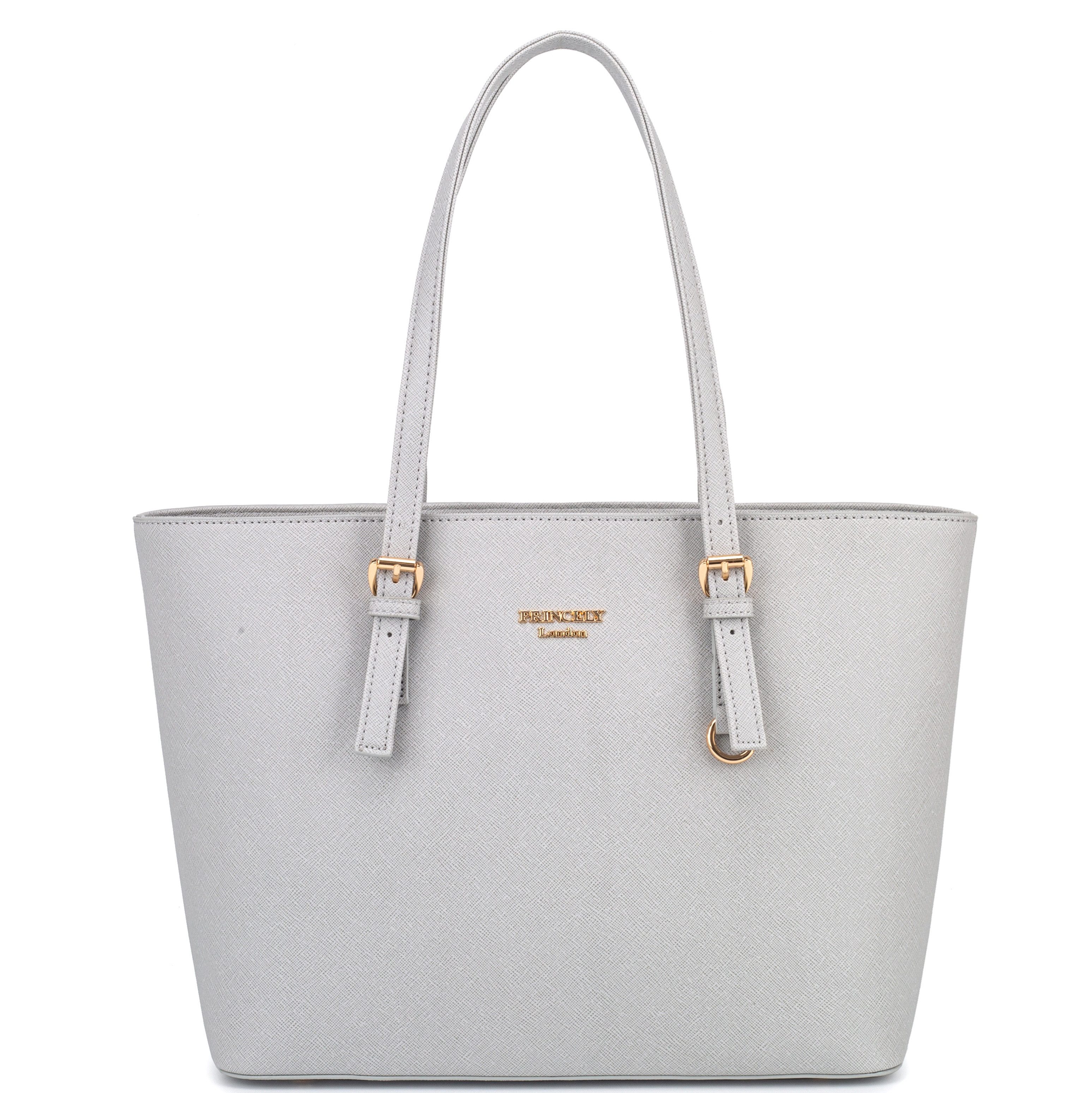 Princely London Shopper Beverly Medium - Geräumiger Shopper mit Reißverschluss