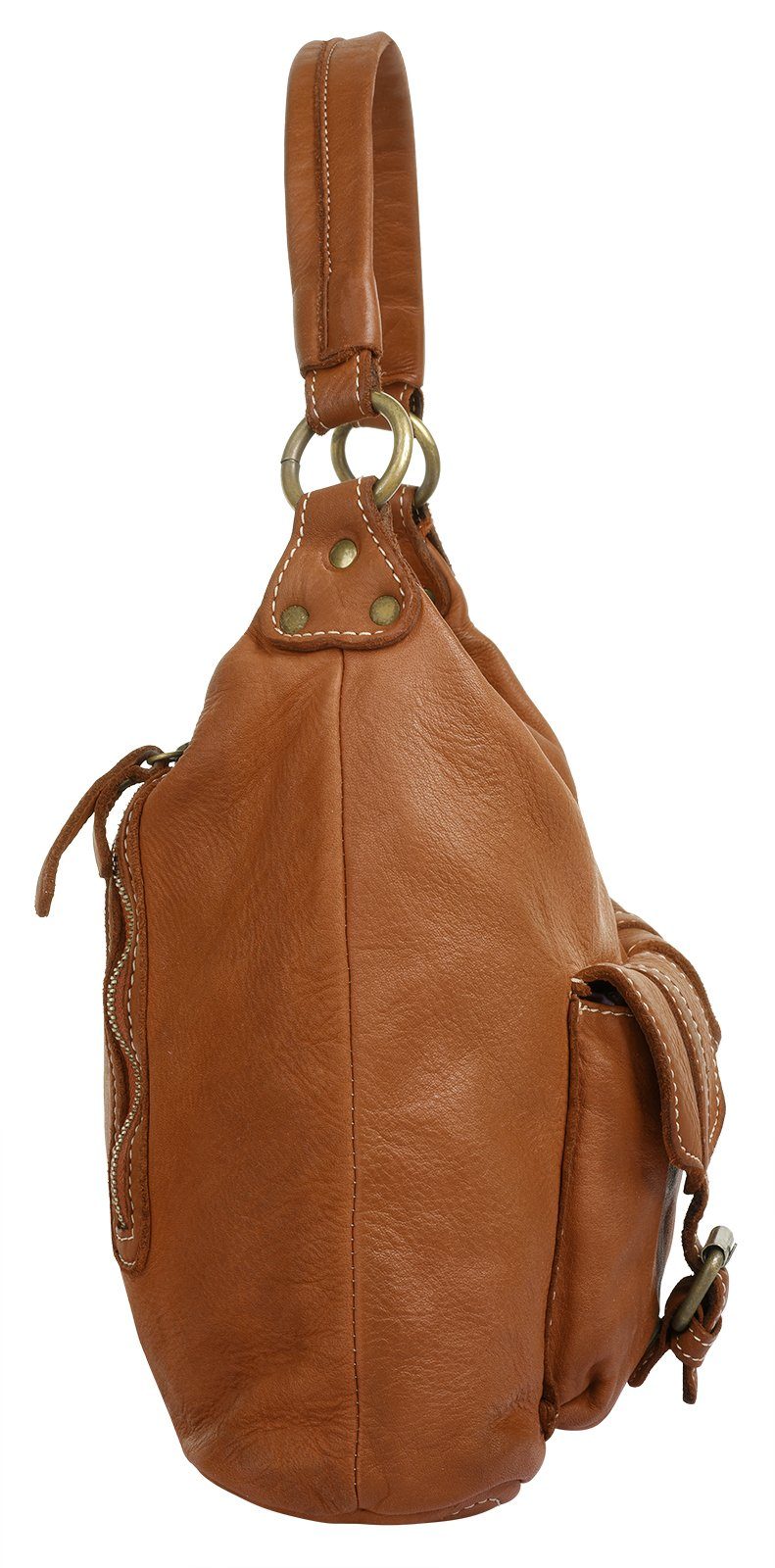 Cluty Shopper (1-tlg), echt Leder, Made in Italy