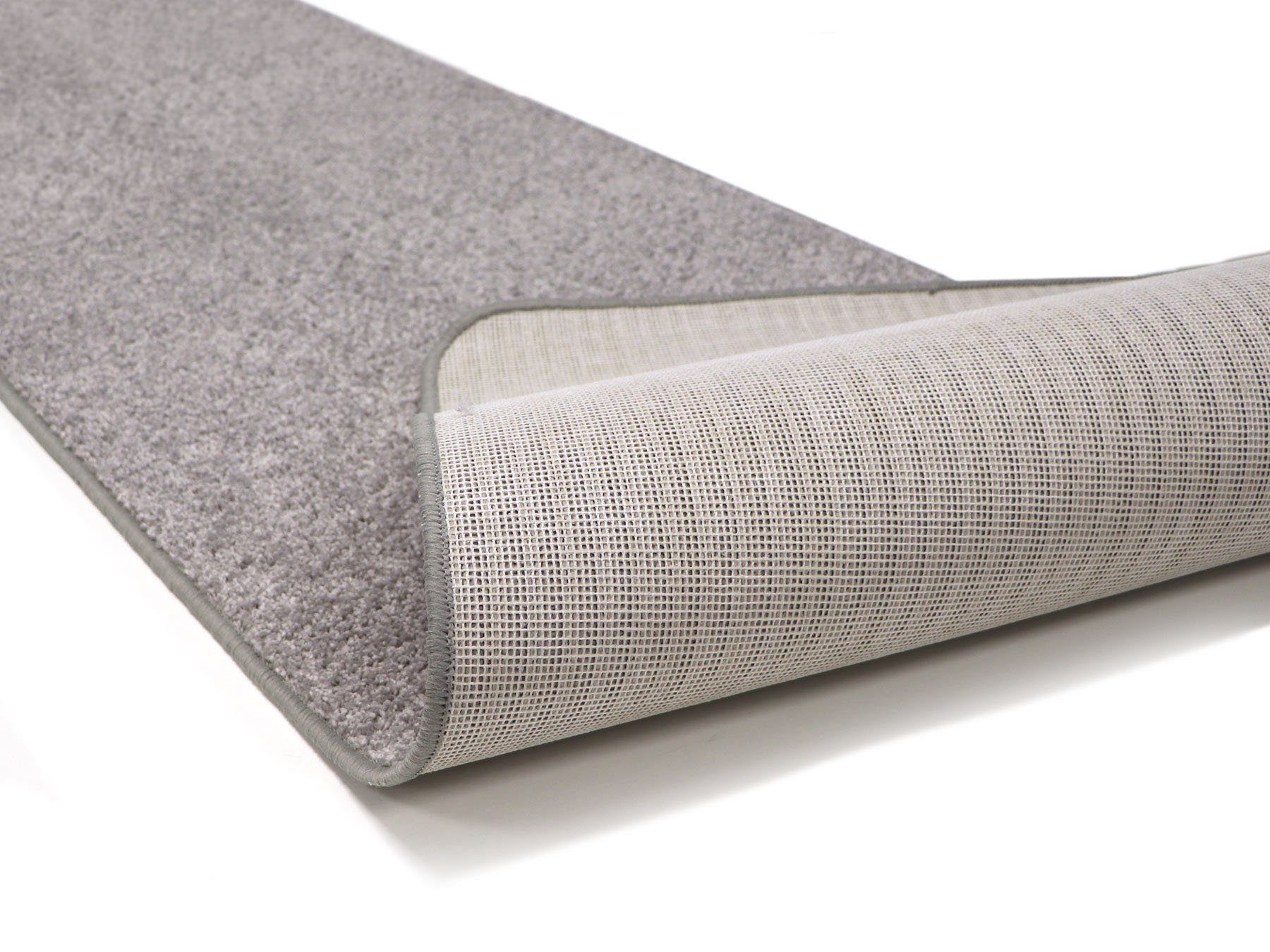 Primaflor-Ideen in Textil Läufer Teppich MUMBAI, rechteckig, Höhe: 13 mm, Teppich-Läufer, weicher Kurzflor, Uni-Farben