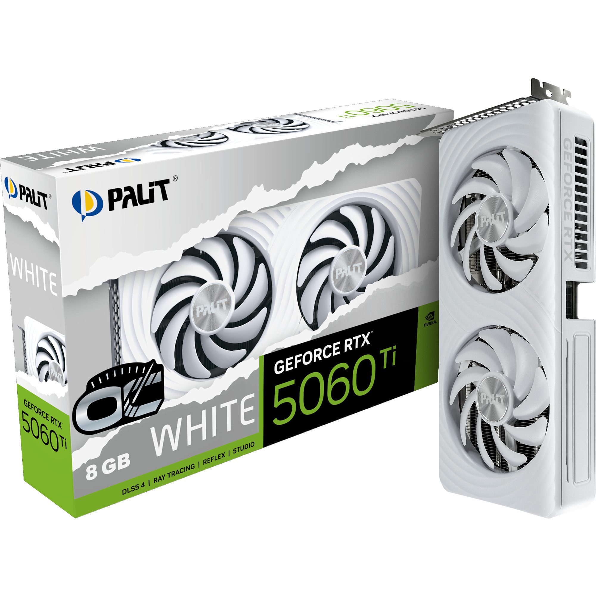 Palit Palit GeForce RTX 5060 Ti OC WHITE 8GB, Grafikkarte (8 GB)