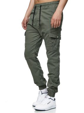 John Kayna Cargojeans Herren Cargo Hose Slim Fit Utility Jeans Männer Chino Herrenhose Stoff (Chino Cargohose Streetwear, 1-tlg) Freizeit Business Casual