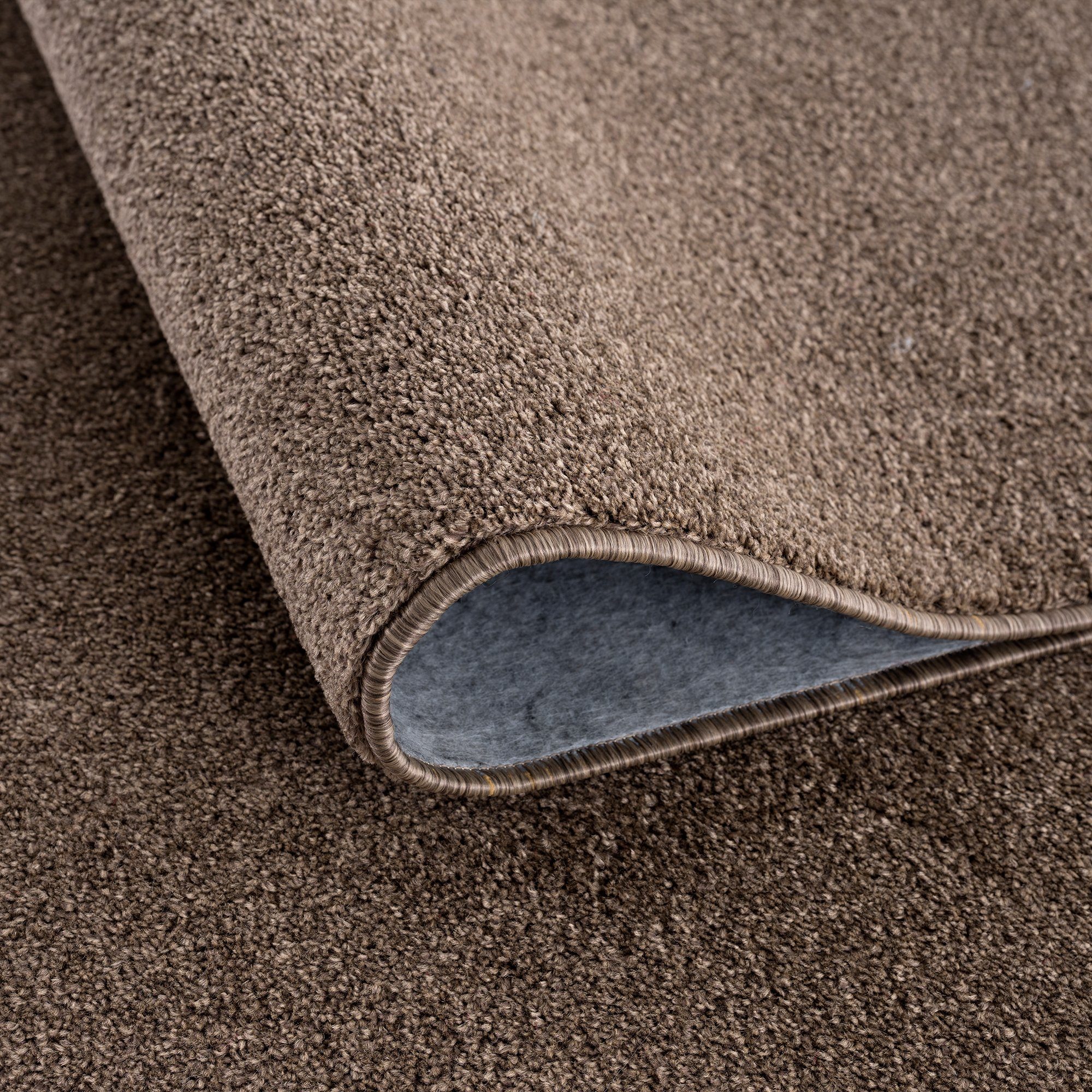 Jimri Teppich Lotus Wohnzimmer Teppich Einfarbig Kurzflor Läufer Uni, Läufer, Wohnzimmer Teppich Einfarbig Kurzflor Läufer – Bild 4 von 5
