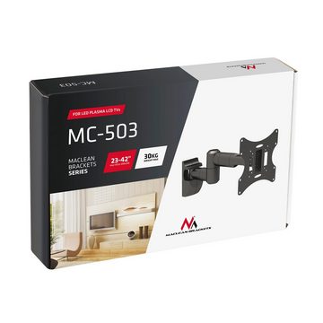 Maclean MC-503B TV-Wandhalterung, (TV Wandhalterung bis 30kg - 13" bis 42" Zoll)