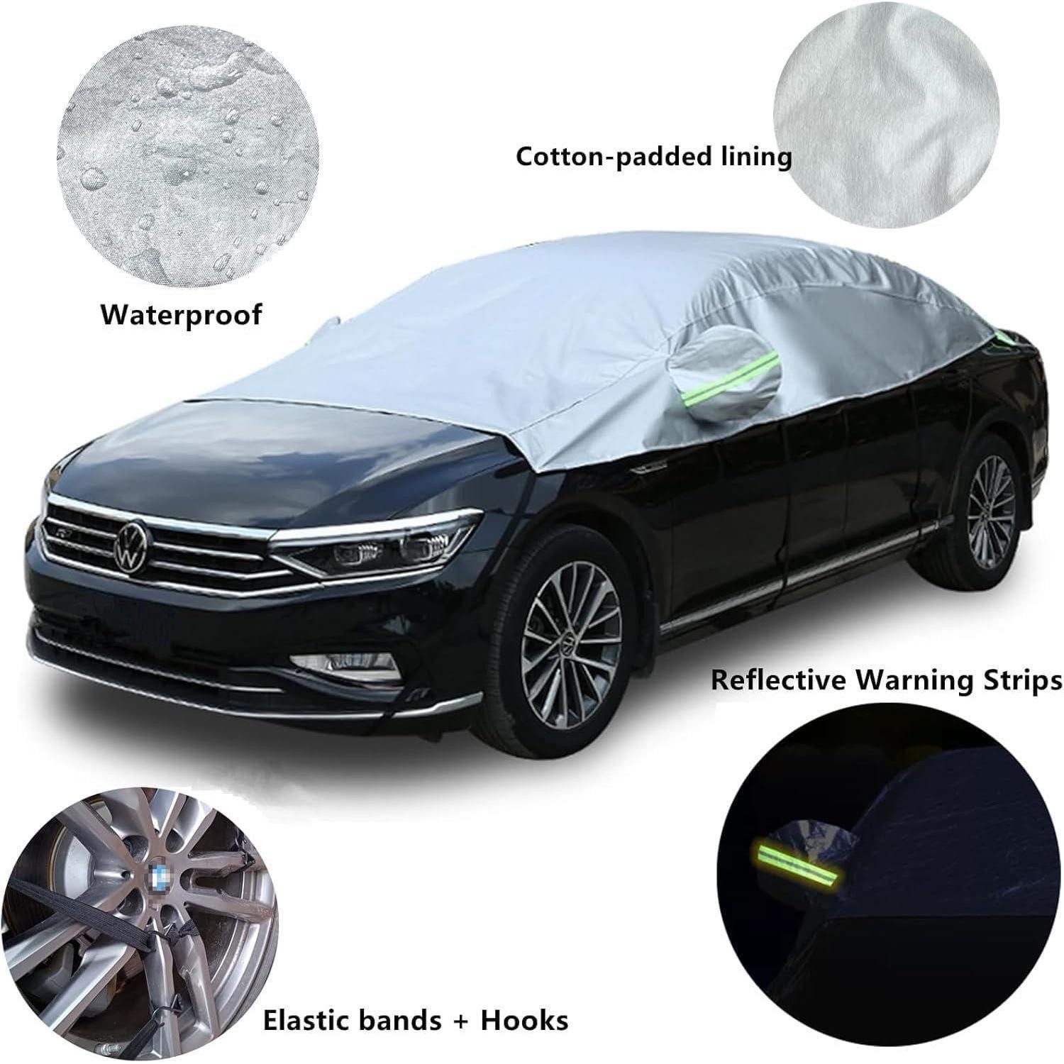 LuxusKollektion Autoplane Autoabdeckung Halbgarage Winter wasserdichte Abdeckplane Schutz vor