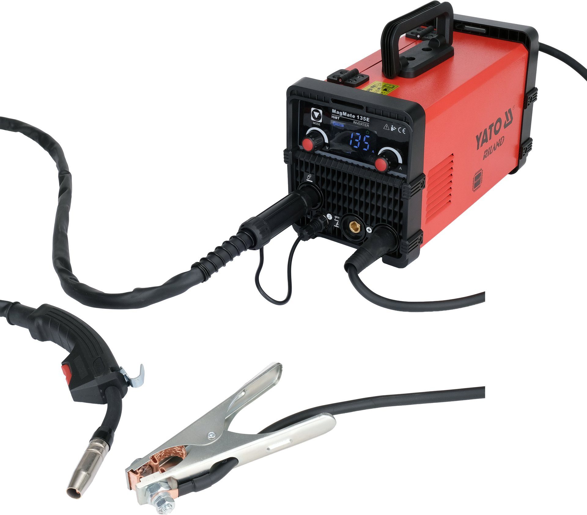Yato Elektroschweißgerät MIG-FLUX Inverter-Schweißgerät MagMate 135E, Qualität