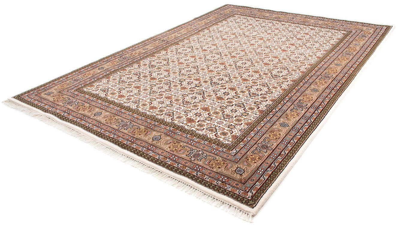 Orientteppich Perser - Bidjar - 304 x 203 cm - beige, morgenland, rechteckig, Höhe: 15 mm, Wohnzimmer, Handgeknüpft, Einzelstück mit Zertifikat