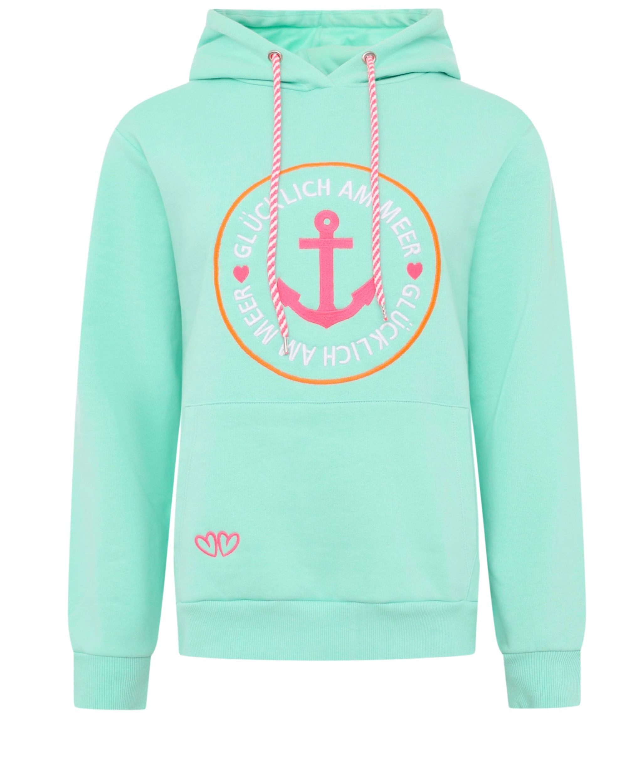 Zwillingsherz Kapuzenpullover Zwillingsherz Hoodie Kapuzenpullover Glücklic günstig online kaufen