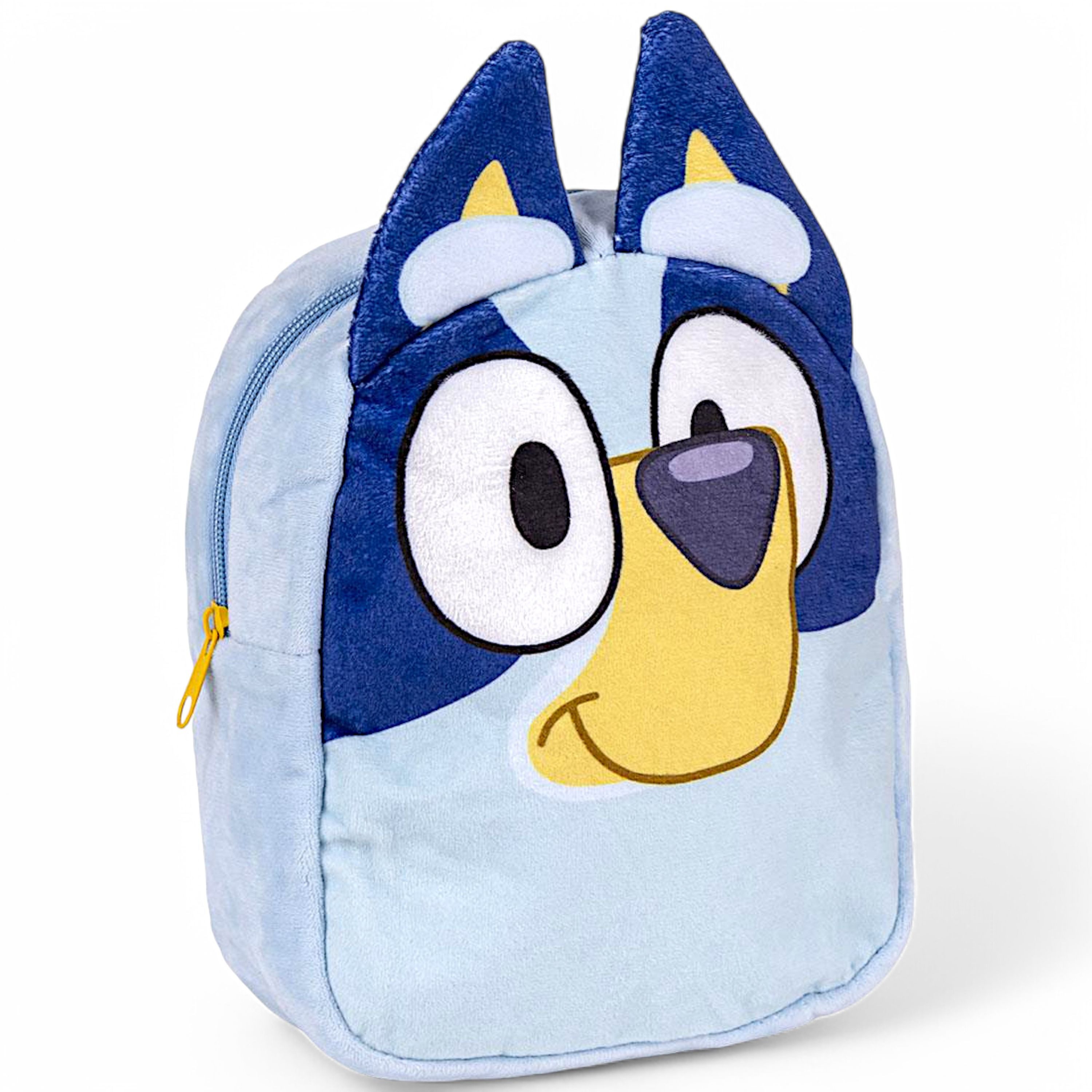 Bluey Kindergartentasche Bluey 3D Ohren, Plüsch Kinder-Rucksack 18x8x22 cm