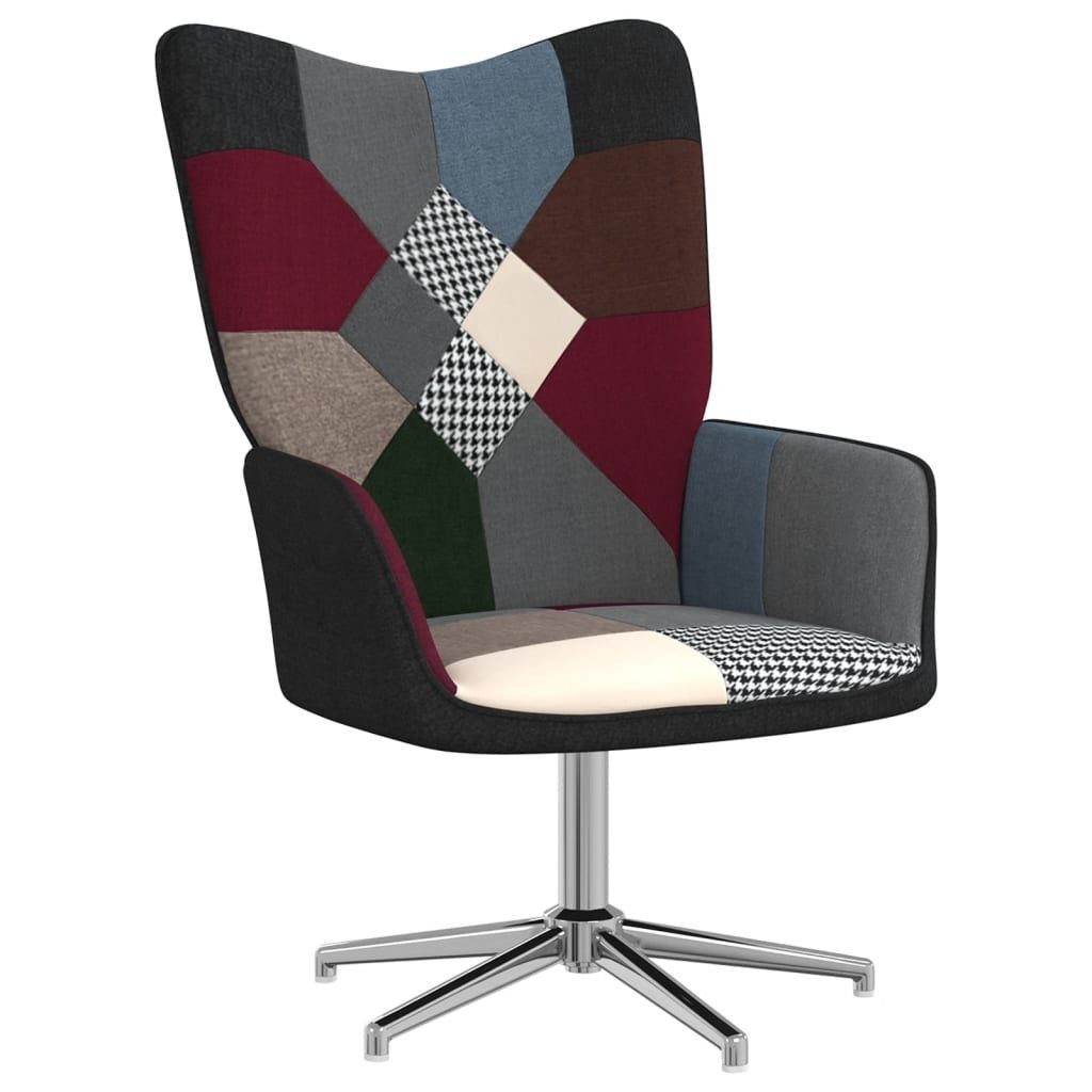 vidaXL Sessel aus Stoff in mehrfarbig gemustert (BxH: 62x98 cm)
