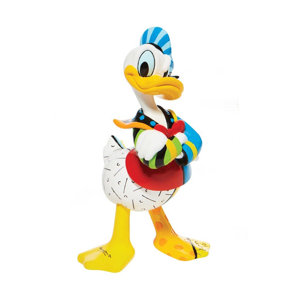 Disney by Britto Dekofigur Pop Art Duck, Design Disney Collection, Donald BRITTO