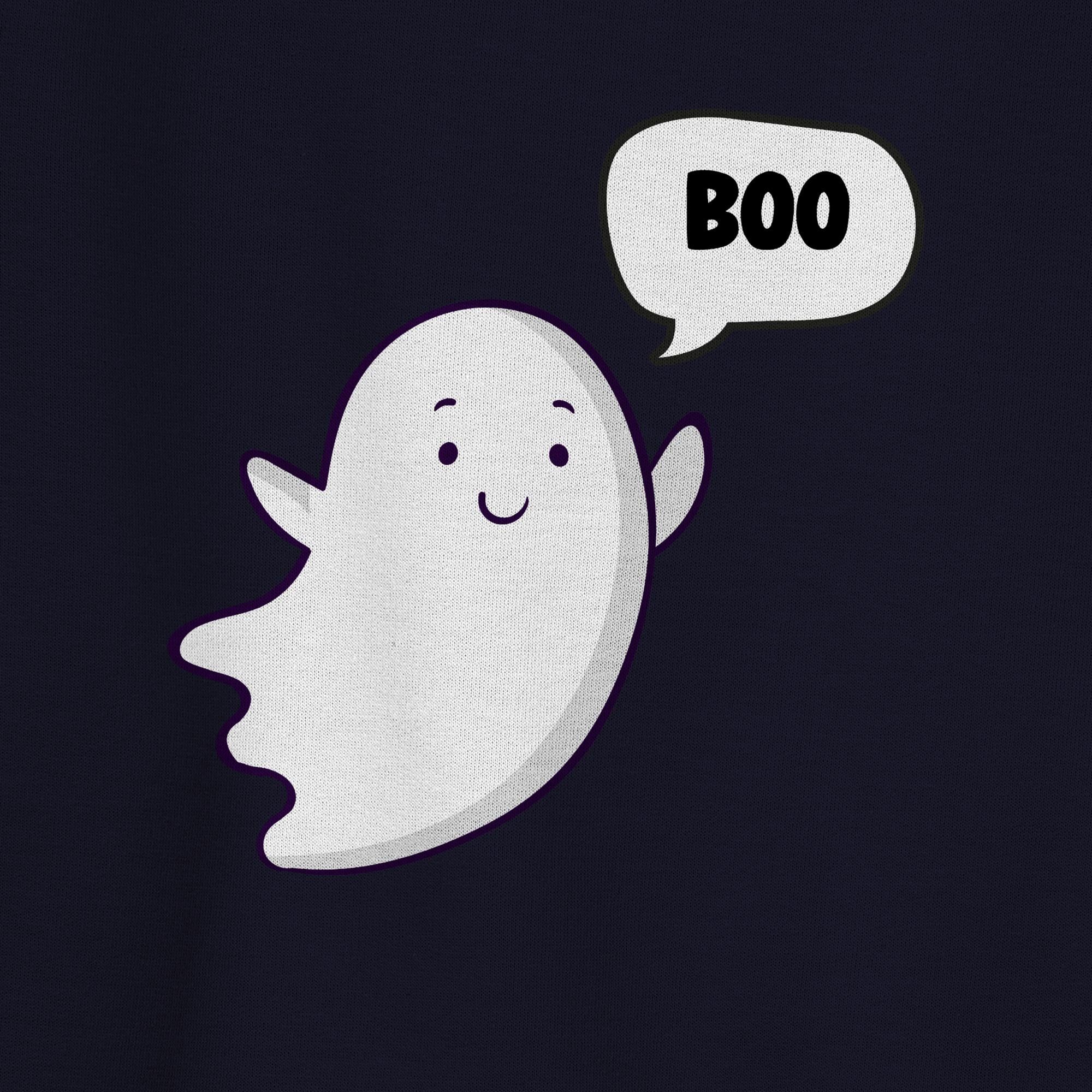 Geister Kostüme Sweatshirt Süßer Shirtracer Gespenst Ghost Dunkelblau Halloween (1-tlg) Herren 3 Geist kleiner