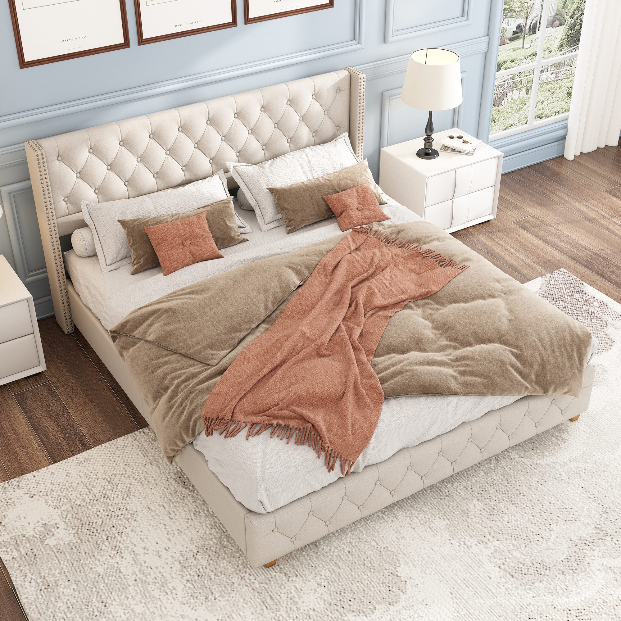 STILVORA Polsterbett Jugendbett 160×200cm Bettgestell Kinderbett,Schaumstof günstig online kaufen